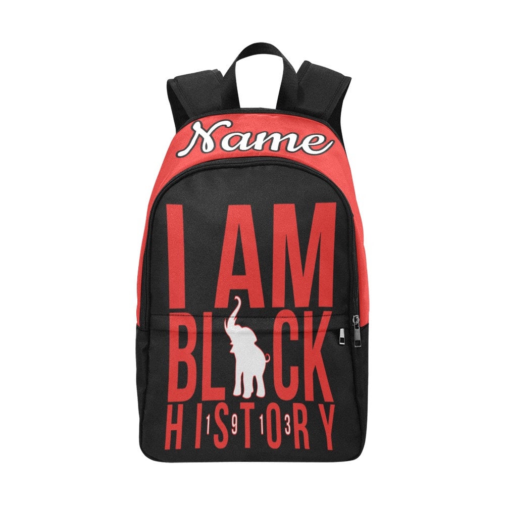 Customizable Delta Sigma Theta Backpack: Crimson & Cream School Bag