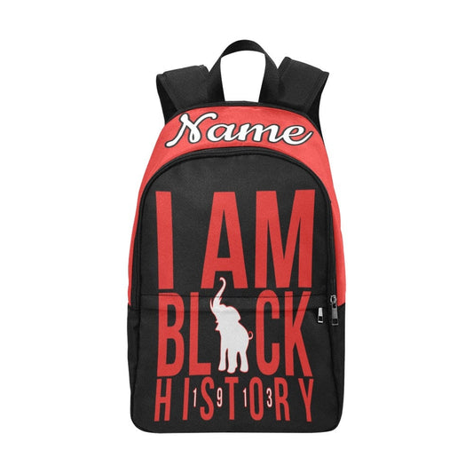 Customizable Delta Sigma Theta Backpack: Crimson & Cream School Bag