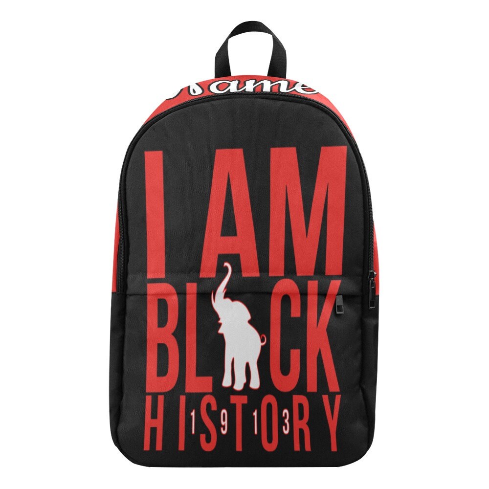 Customizable Delta Sigma Theta Backpack: Crimson & Cream School Bag