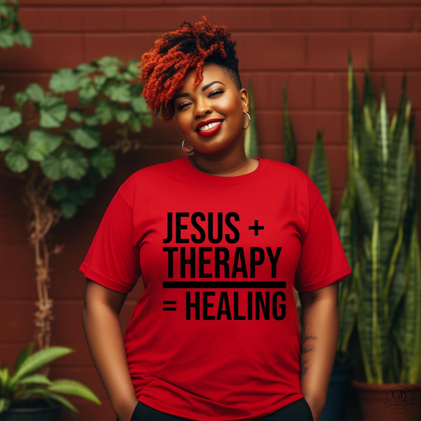 Jesus + Therapy = Healing Shirt, Christian Mental Health T-Shirt, Faith, Therapy Awareness Shirt, Christian Counselor Gift, Healing Apparel