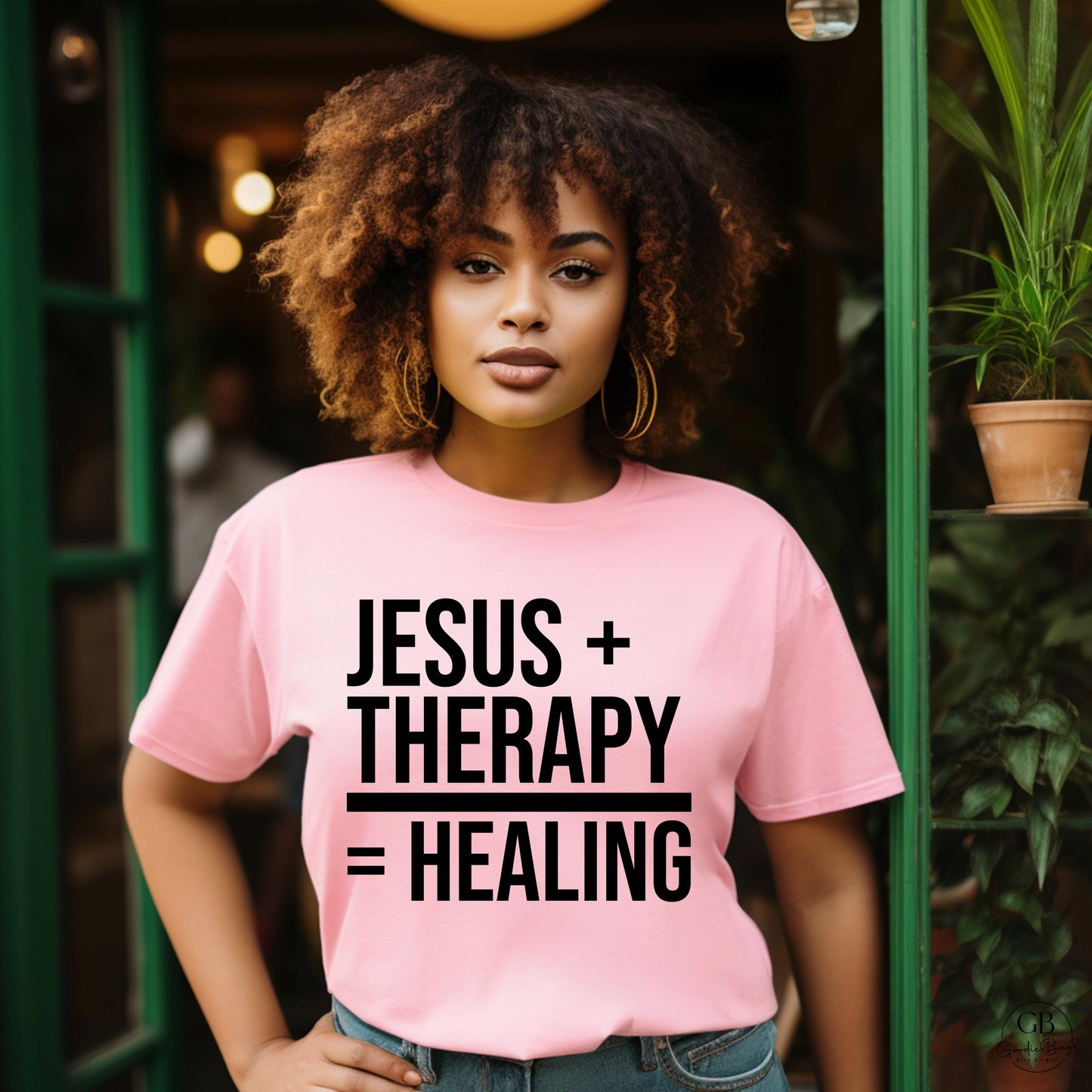 Jesus + Therapy = Healing Shirt, Christian Mental Health T-Shirt, Faith, Therapy Awareness Shirt, Christian Counselor Gift, Healing Apparel