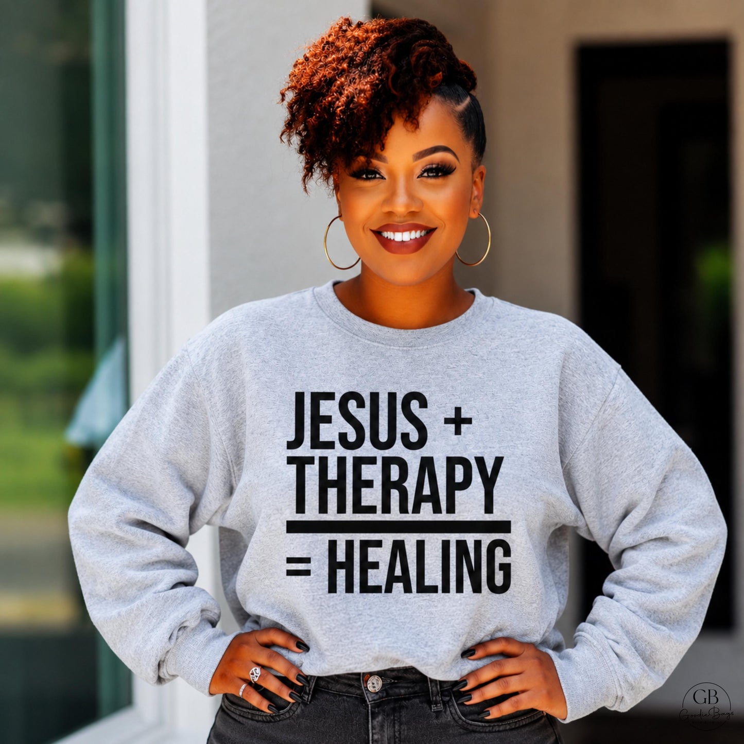 Jesus + Therapy = Healing Shirt, Christian Mental Health T-Shirt, Faith, Therapy Awareness Shirt, Christian Counselor Gift, Healing Apparel