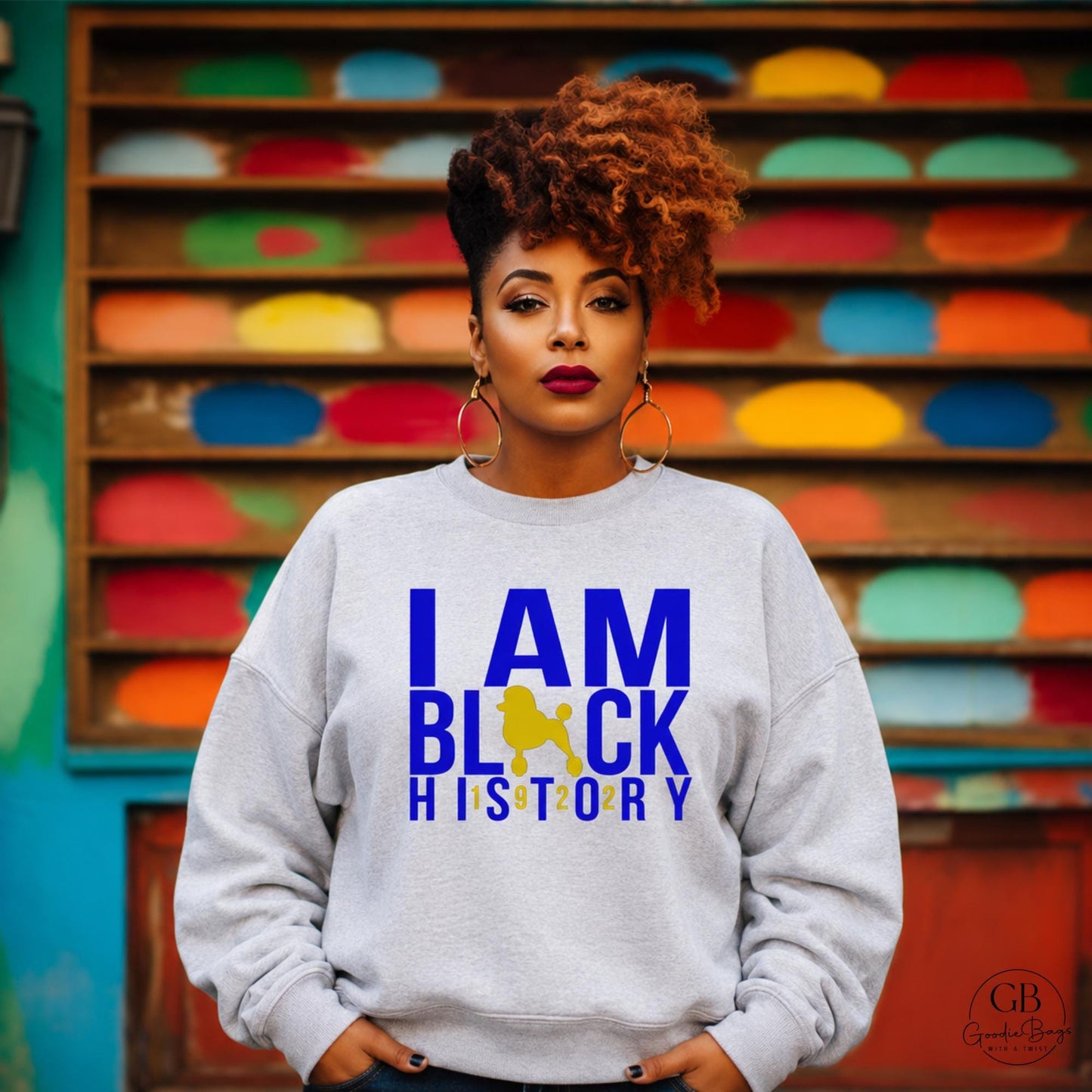 I Am Black History Sigma Gamma Rho Shirt & Sweatshirt | SGRho Poodle Apparel | Black History Month Tee | Sorority Pride Gift