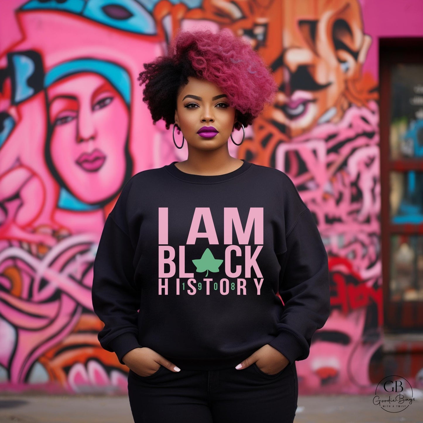 I Am Black History Alpha Kappa Alpha Shirt & Sweatshirt