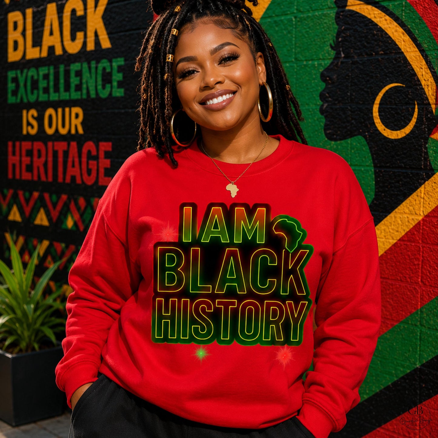 I Am Black History Shirt & Sweatshirt