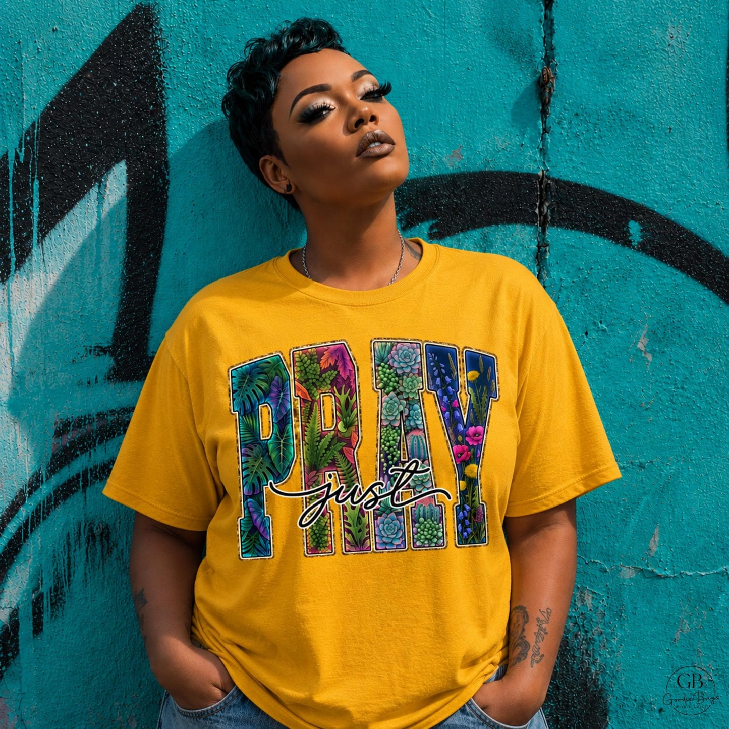 Pray Shirt & Sweatshirt | Floral Christian Faith Apparel | Botanical Prayer Tee | Inspirational Religious Shirt | Christian Gift for Women