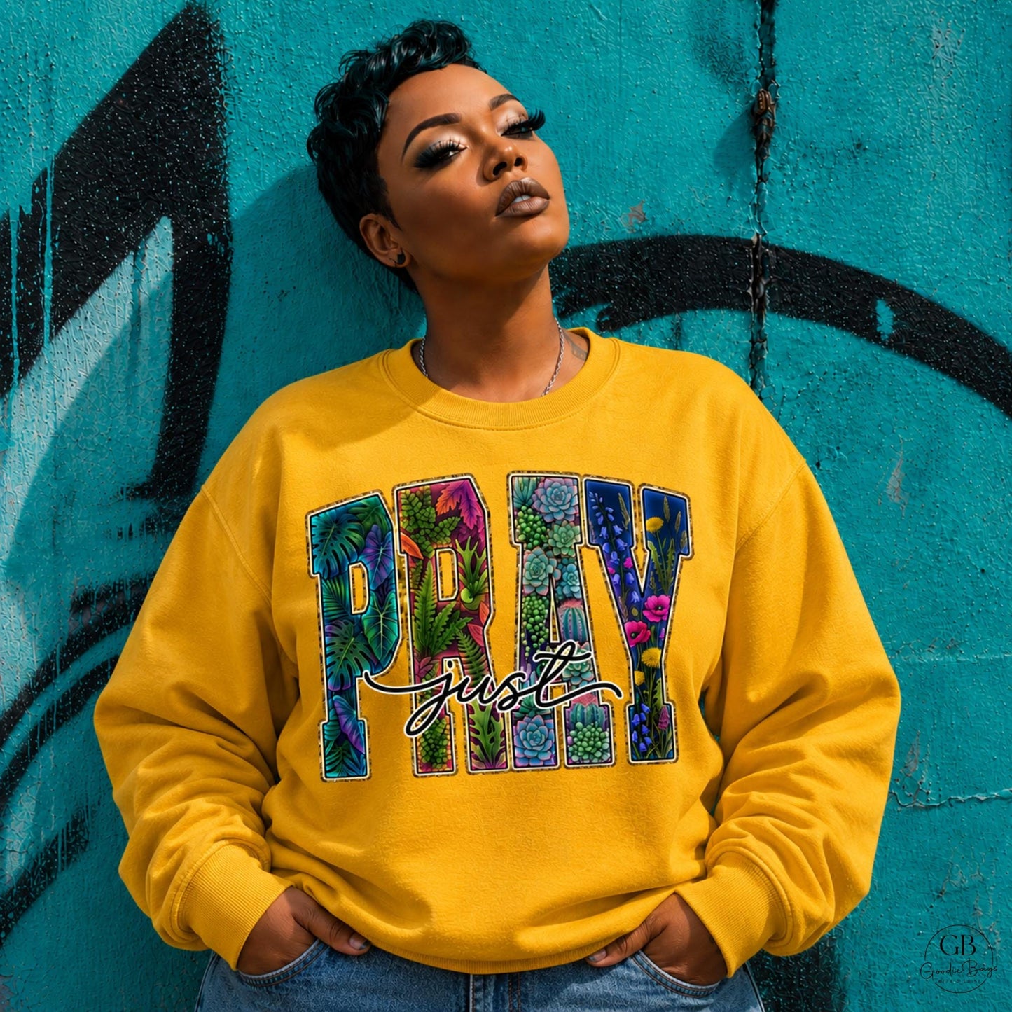 Pray Shirt & Sweatshirt | Floral Christian Faith Apparel | Botanical Prayer Tee | Inspirational Religious Shirt | Christian Gift for Women