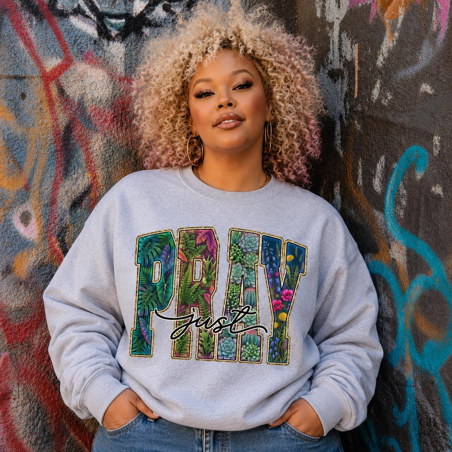Pray Shirt & Sweatshirt | Floral Christian Faith Apparel | Botanical Prayer Tee | Inspirational Religious Shirt | Christian Gift for Women