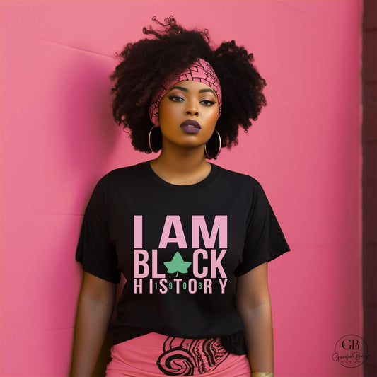 I Am Black History Alpha Kappa Alpha Shirt & Sweatshirt