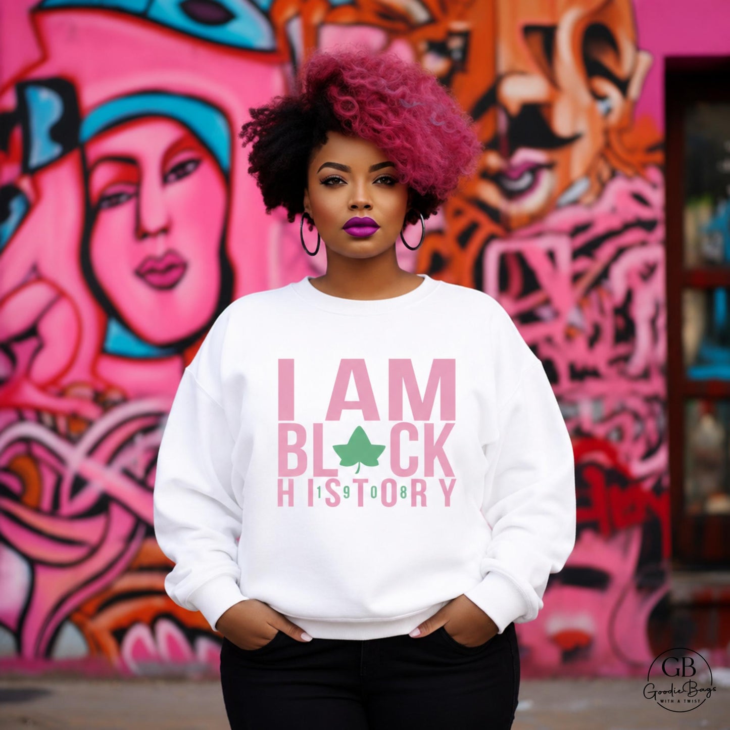 I Am Black History Alpha Kappa Alpha Shirt & Sweatshirt