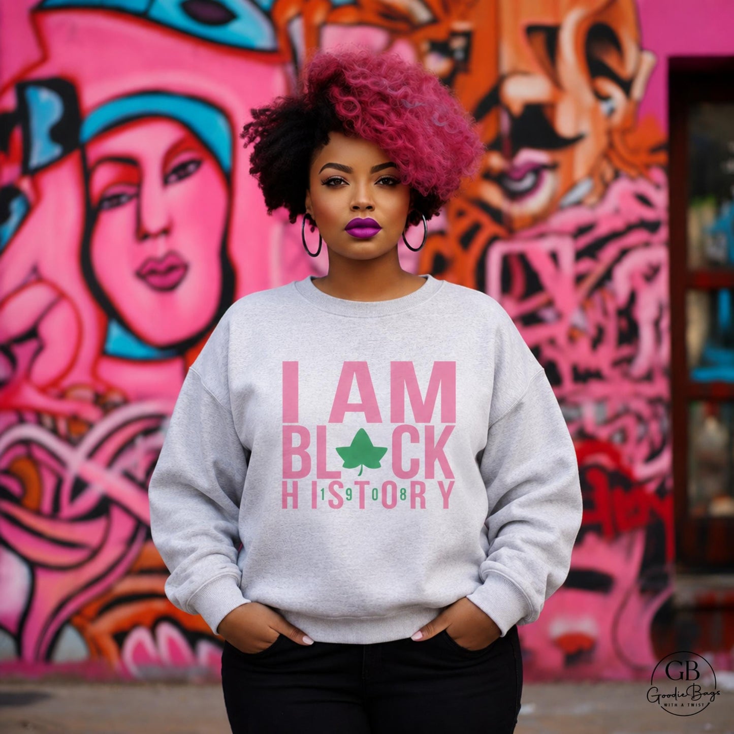 I Am Black History Alpha Kappa Alpha Shirt & Sweatshirt